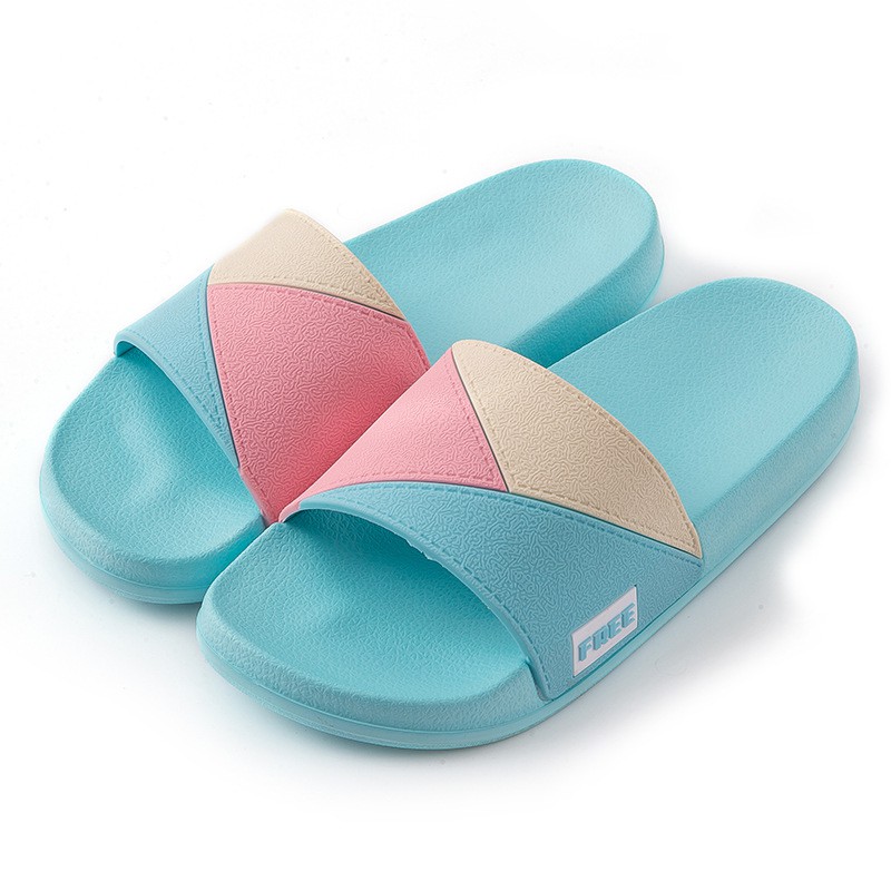 Dép nữ 3 miếng tam giác ghép lại in 3D form nhỏ 1 size 2F01