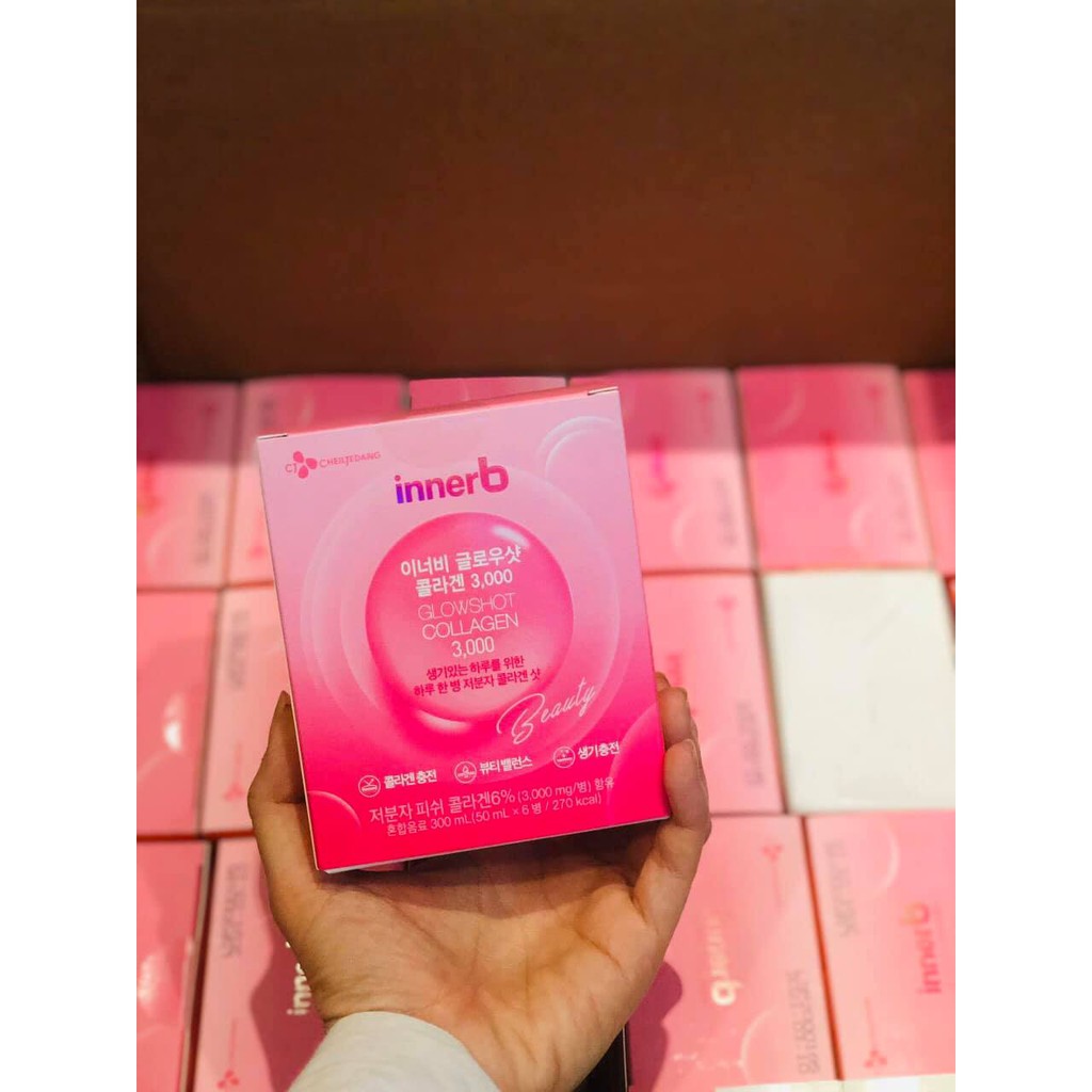 Nước uống Collagen Innerb Glowshot 3000 hộp 12 và 6 chai | BigBuy360 - bigbuy360.vn