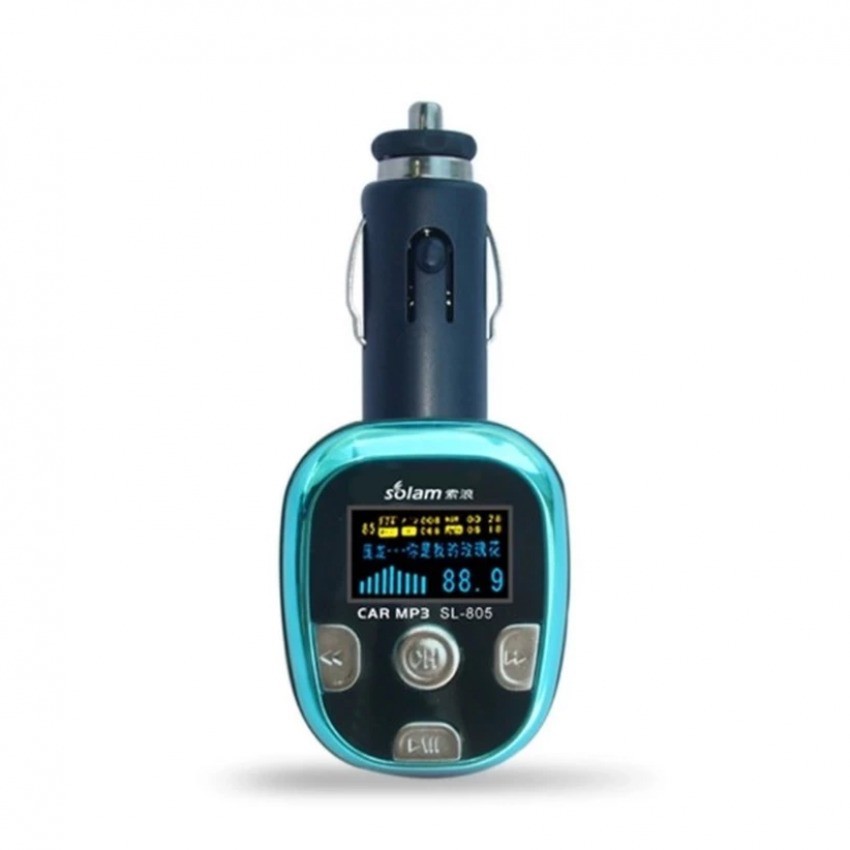 Tẩu nghe nhạc MP3 4G trên oto Solam (Xanh)  