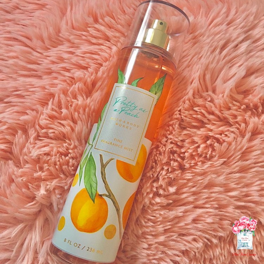 Xịt Thơm Toàn Thân Bath & Body Works Pretty As A Peach Ngọt Ngào Nữ Tính Khử Mùi Cơ Thể 236ml