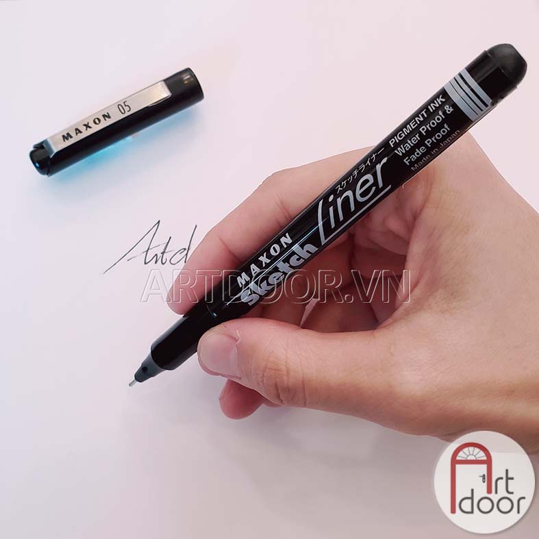 [ARTDOOR] Bút đi nét Đen MAXON Sketch Liner (kháng nước)