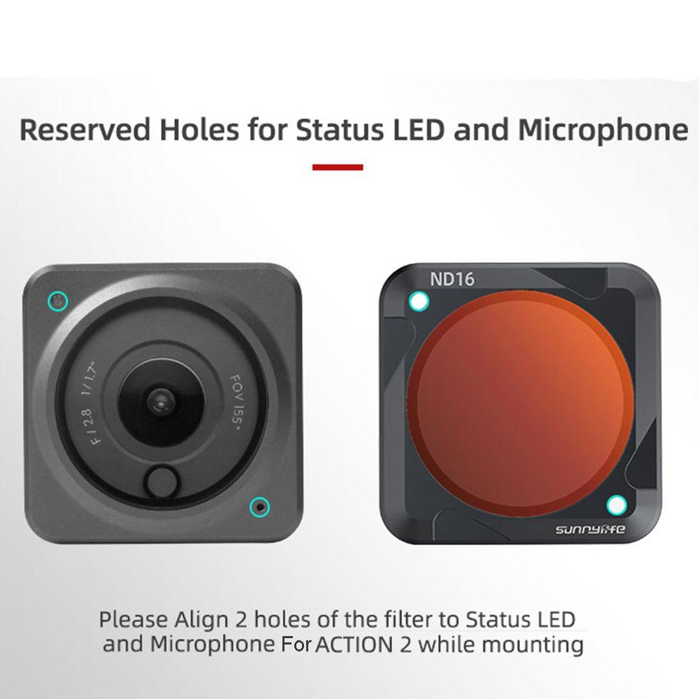 BTLIMER Bộ 2 Kính Lọc Cho Máy Ảnh Hành Động Action 2