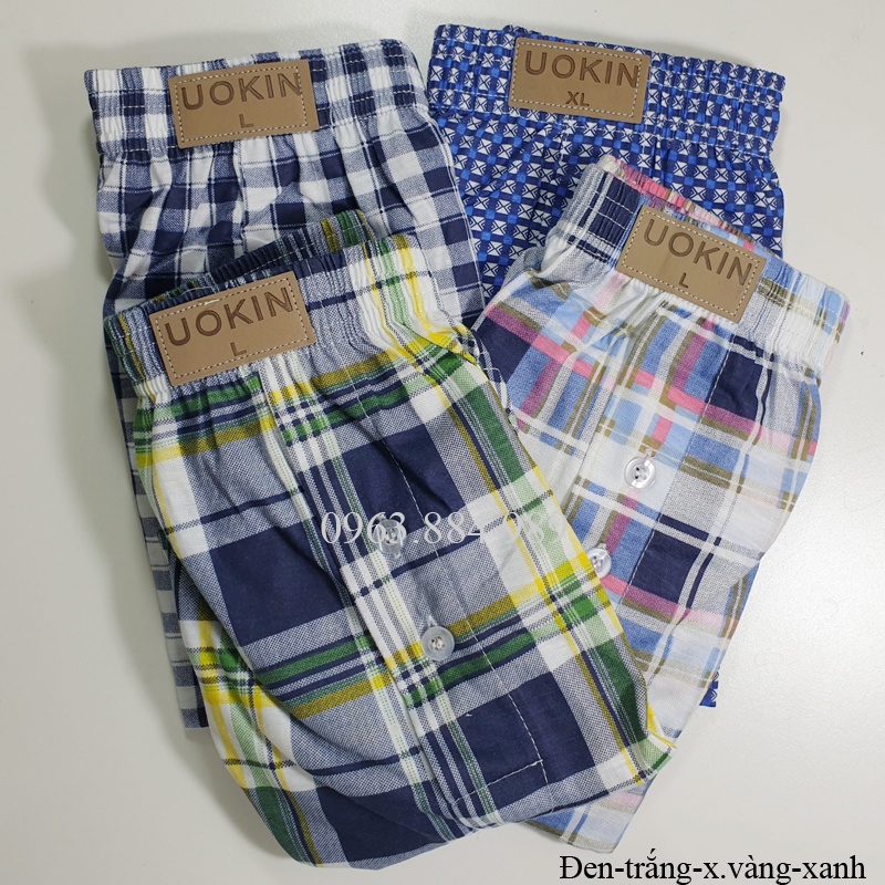 Combo 4 quần NG mặc nhà, ngủ, mặc lót, chất đẹp cho anh em , màu sắc trẻ trung- ẢNh shop chụp
