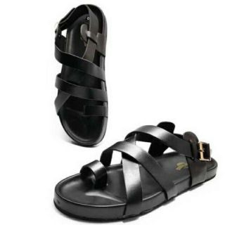 Dép sandal da chéo nam