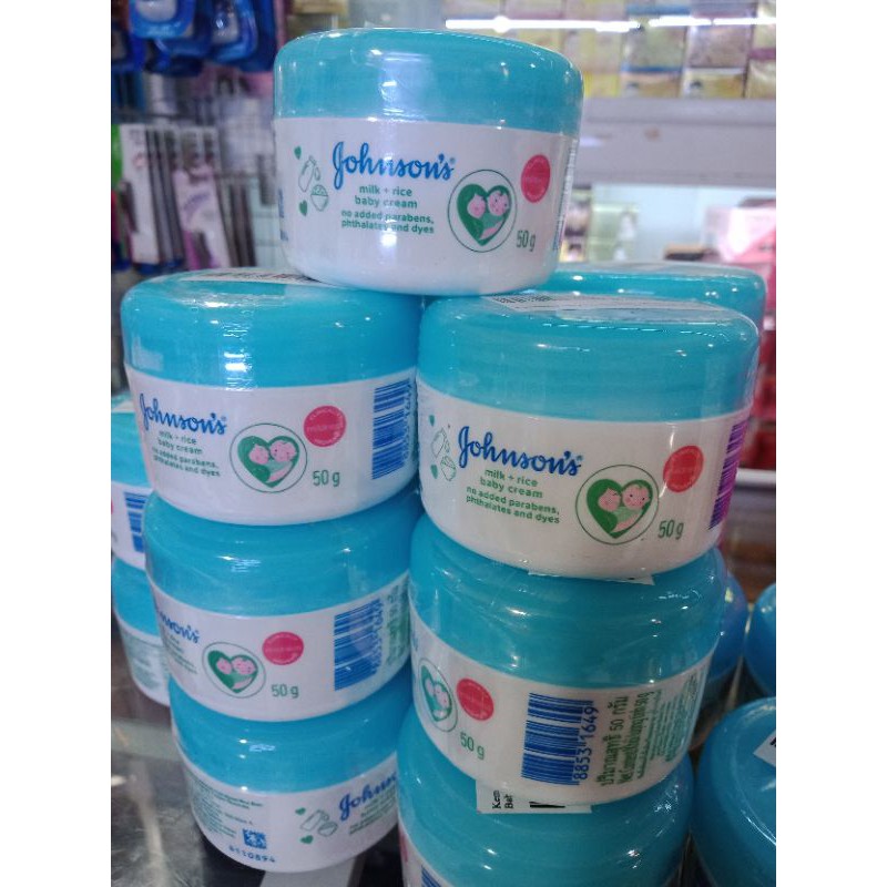 Kem dưỡng ẩm Johnson Baby Milk Cream 50g