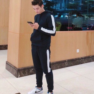 Bộ nỉ nam có mũ xịn đét