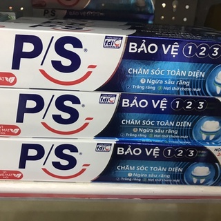 kem đánh răng p/s 240g ( mua 2 KĐR tặng 01 hũ thuỷ tinh)