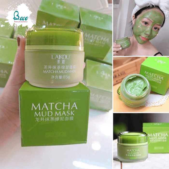 Mặt Nạ Trà Xanh Matcha Mud Mask Laikou