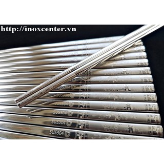 Set 5 đôi đũa Hàn Quốc inox 304