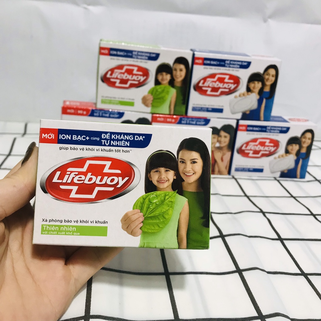 Combo 3 cục Xà bông diệt khuẩn Lifebuoy 90g