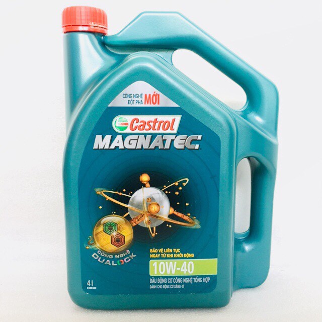 NHỚT CASTROL MAGNATEC 10W-40 4 LÍT Chính Hãng  ( Loại Chạy 10.000 Km )