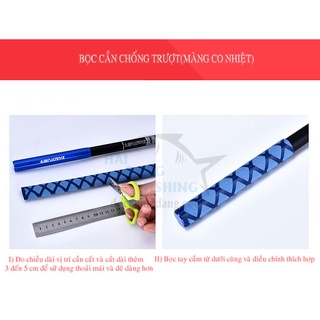 Bọc cần câu cá, (màng co nhiệt)