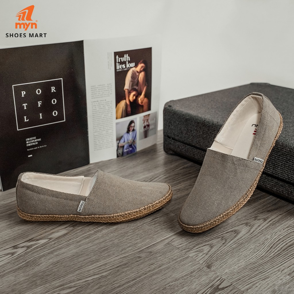 Giày Lười Nam Nanu 08SL Đế cói Basic | BigBuy360 - bigbuy360.vn