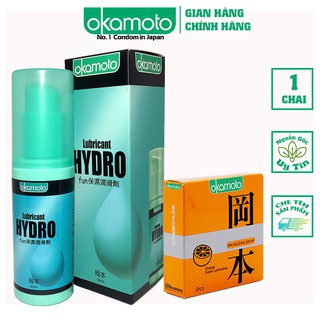 [ Tặng 1 Hộp Cam 3 cái ] Gel Bôi Trơn Okamoto Lubricant Hydro Gel Gốc Nước 60ml