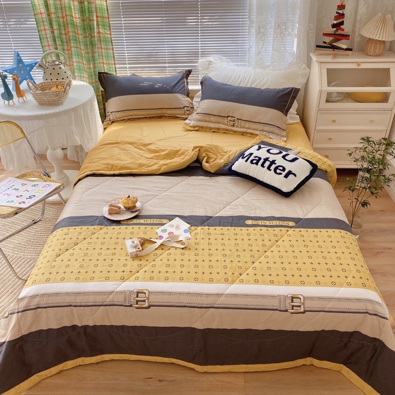 Bộ chăn ga COTTON ( chăn trần)