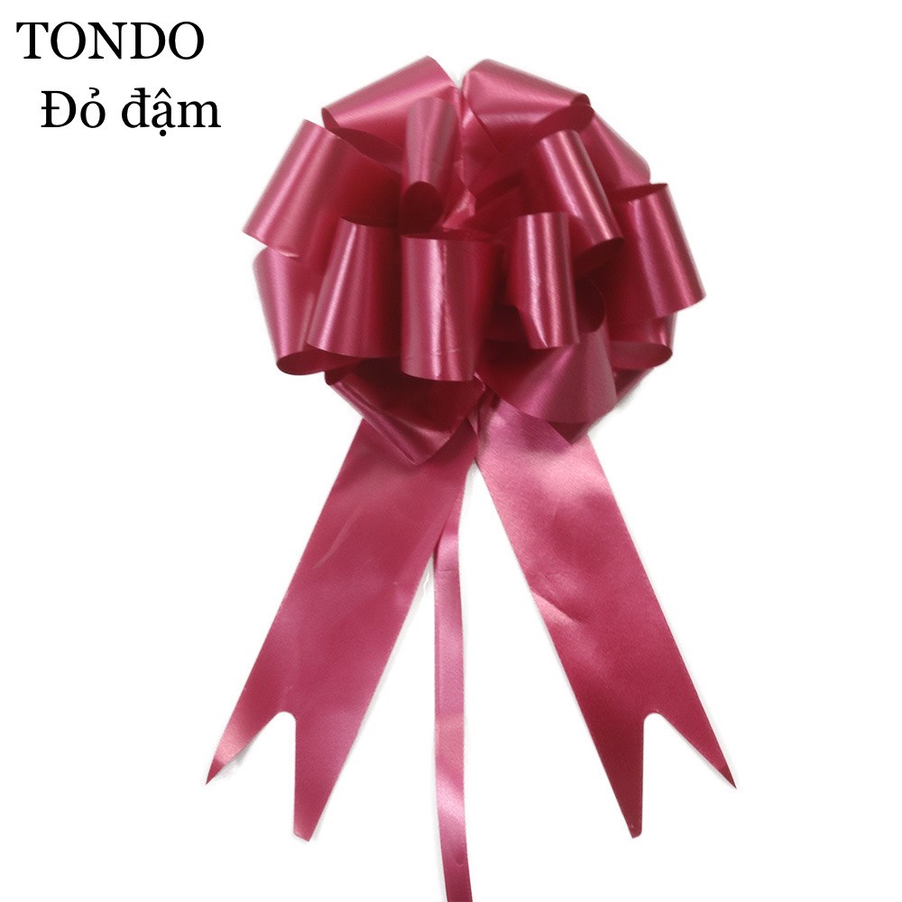 SET 5 Cái Nơ Rút Tú Cầu Trơn  KT 3cm - 120cm Gói Quà Buộc Quà Buộc Hoa