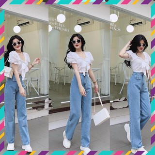 [ Sale 25% ]  QUẦN JEAN ỐNG SUÔNG TÚI NẮP - THỜI TRANG - CÁ TÍNH  [ Hàng Xuất Hàn Quốc ]