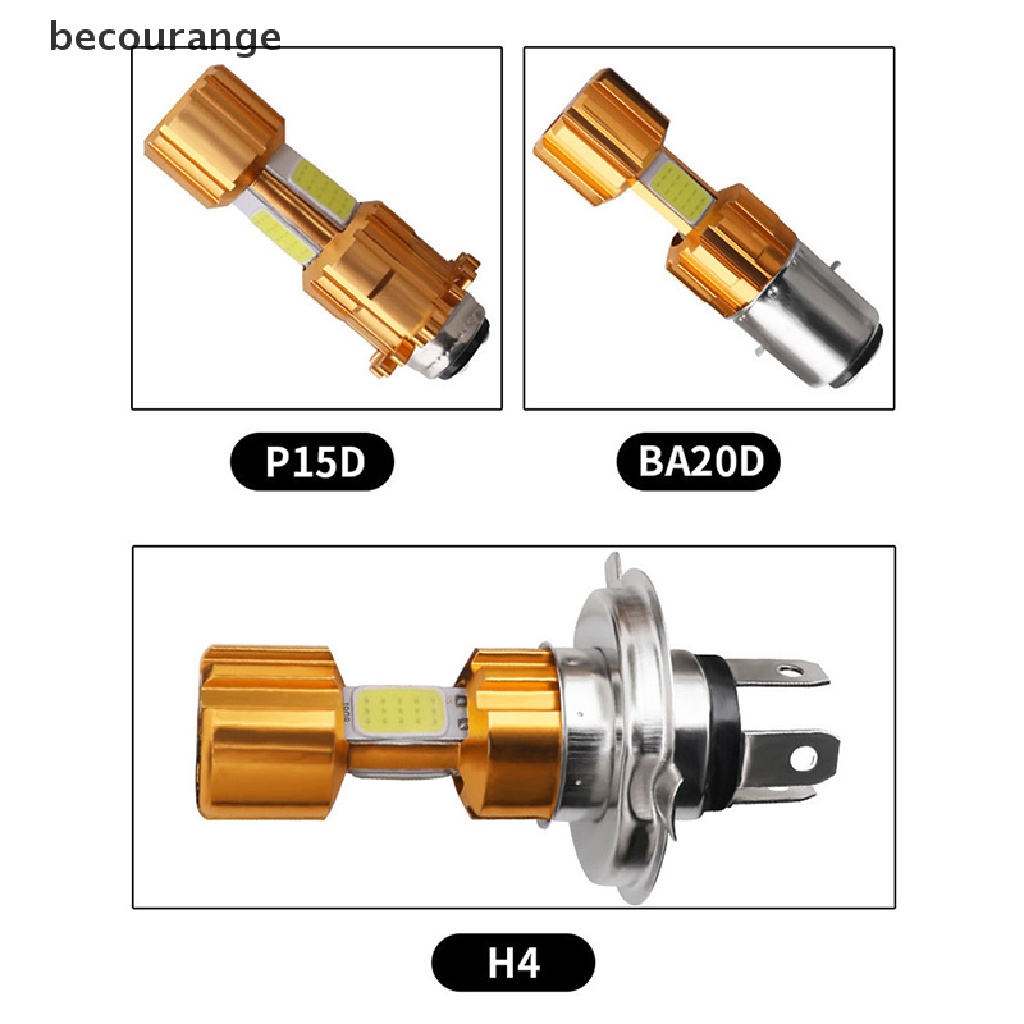 Đèn Pha LED H4 / P15D / BA20D 2000LM 6000K Chất Lượng Cao
