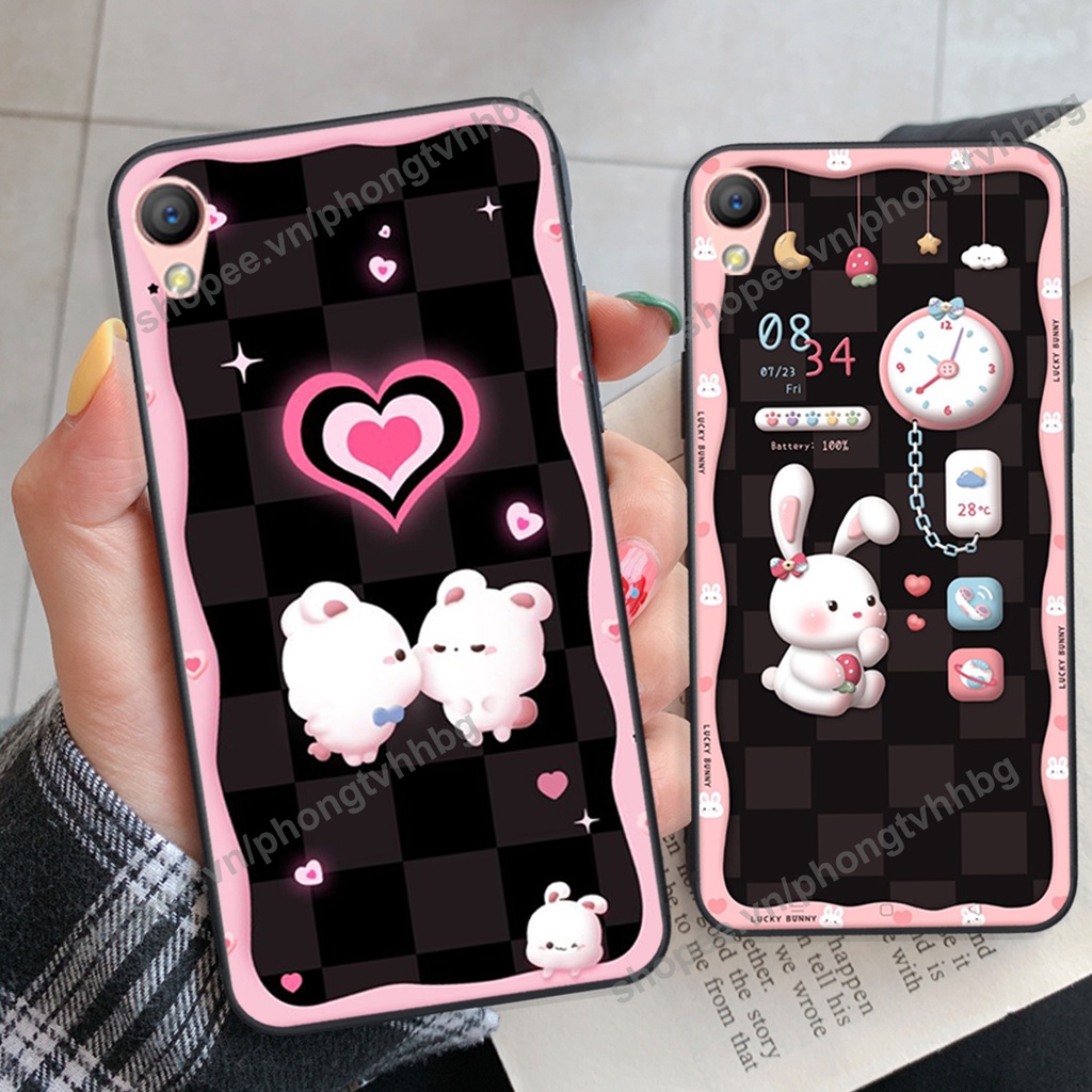 Ốp lưng Oppo A35 / F1 / A37 / Neo 9 / F1 Plus gấu,thỏ trắng , đồng hồ dễ thương cute cực đẹp