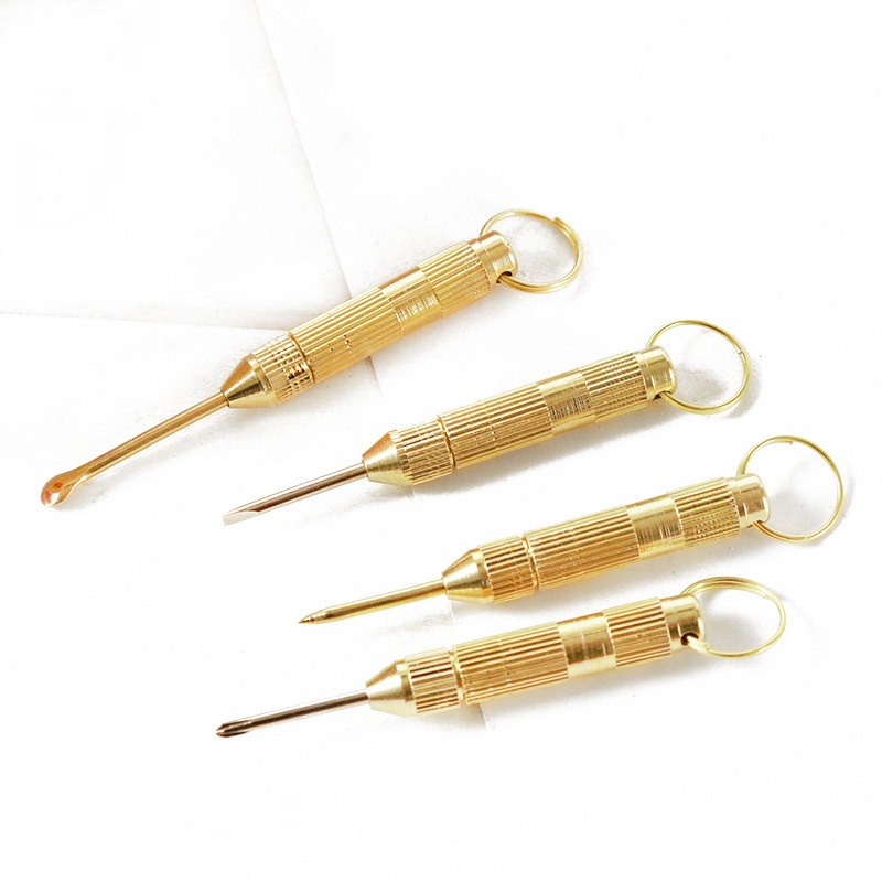 Dụng cụ lấy ráy tai đa năng 4in1 kèm móc khóa tiện lợi