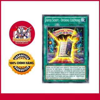 [EN][Thẻ Bài Yugioh Chính Hãng] Abyss Script - Opening Ceremony
