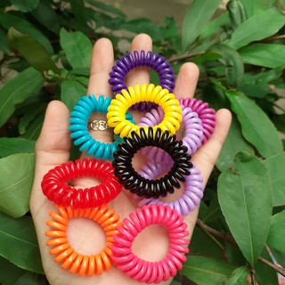 (Sale lỗi màu) Combo 35 Dây cột tóc Lò xo loại trung 2.5-3cm
