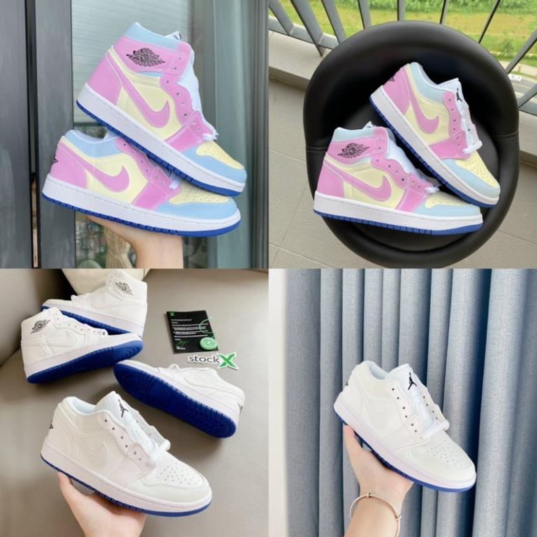 Giày Jordan đổi màu UV cổ cao cổ thấp cực hot, Giày sneaker JD1 đổi màu khi ra nắng nam nữ mới nhất