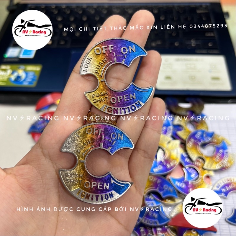 Dán ổ khoá Titanium cho các dòng xe Yamaha