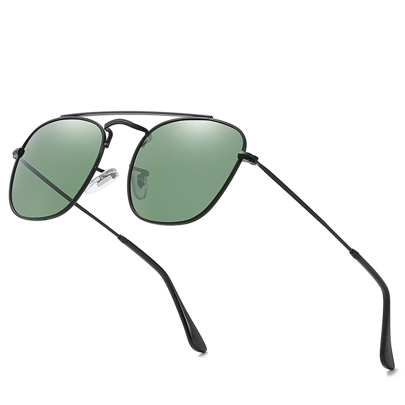 Kính mát hình vuông hai thanh hỗ trợ chống tia UV 400 dành cho nữ