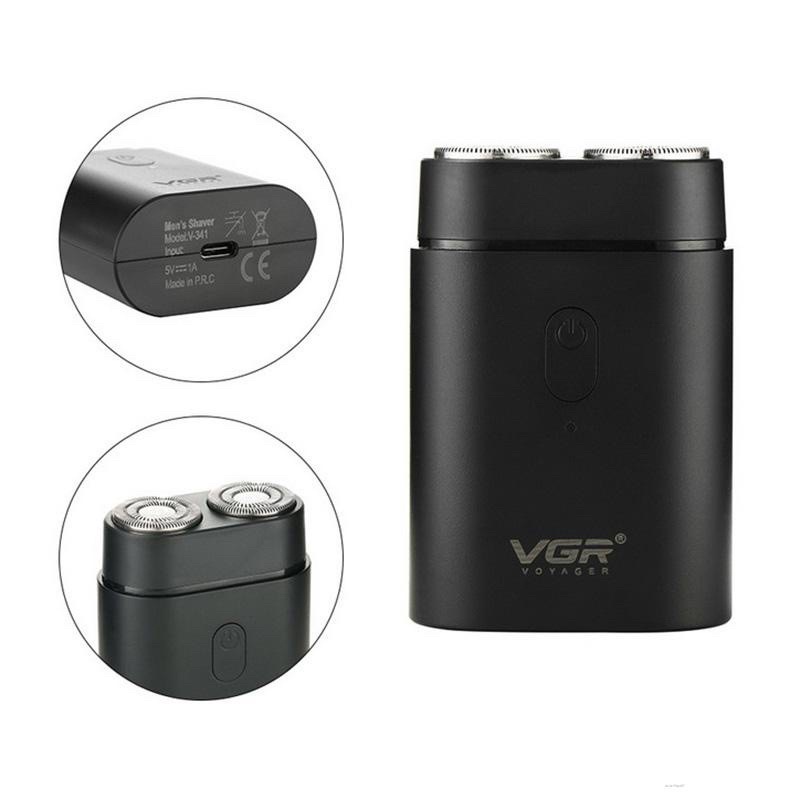 máy cạo râu mini công suất lớn VGR V341 sạc usb tiện lợi