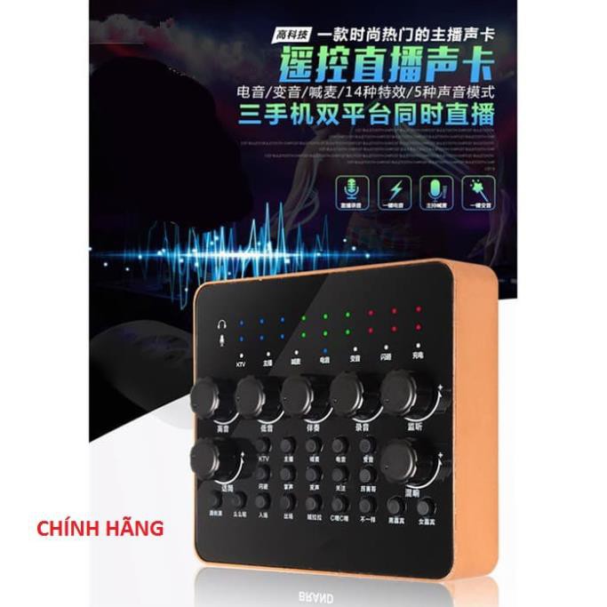 Combo Sound Card V10 Bluetooth + Micro Thu Âm AQ 220 Chính Hãng AQTA Bộ Hay Nhất Hiện Nay Bảo Hành 6 Tháng