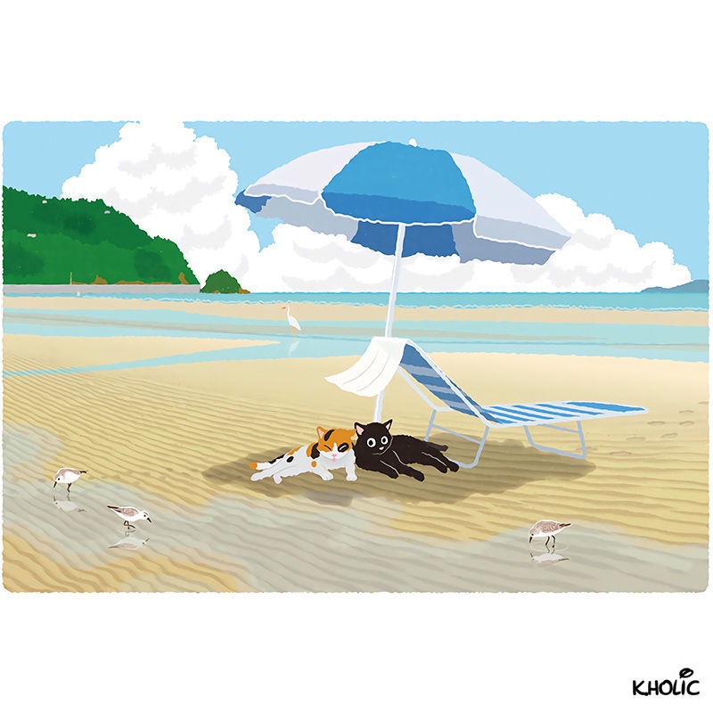 Mèo dễ thương, xếp hình bằng gỗ, xếp hình anime 300/500/1000 miếng, đồ chơi phát triển, tự làm