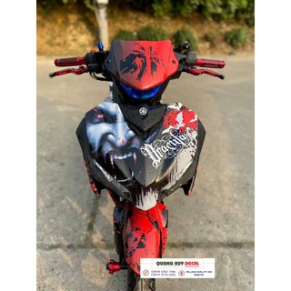 Tem trùm exciter 155 FREESHIP đỏ đen dracula