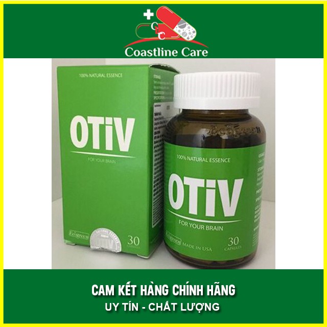 OTIV - Cải Thiện Mất Ngủ, Đau Nửa Đầu, Tăng Cường Trí Nhớ (Lọ 30 viên)