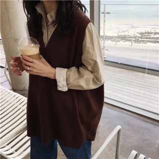Áo Gile Len Dáng Rộng ( Có ảnh thật )