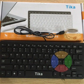Bàn phím mini Tika có dây cắm cổng usb 2.0