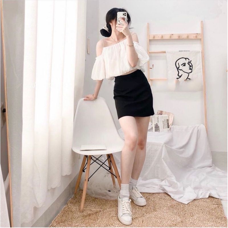 ÁO CROP HỞ VAIMã AK9