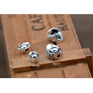 Phụ kiện Charm S925 Thỏi vàng xỏ(lớn)