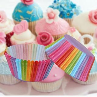Set 100 Đế Giấy Lót Bánh Cupcake