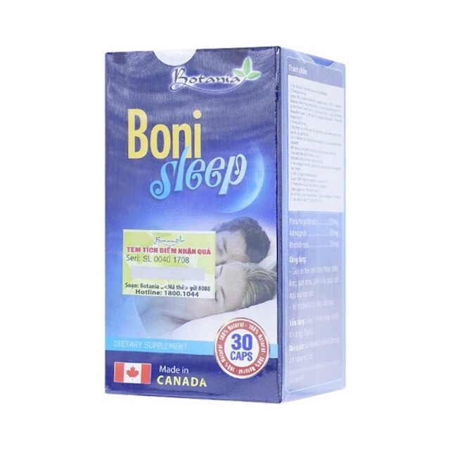 Bonisleep - Chai 30 viên