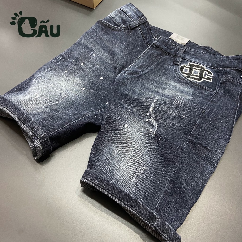 Quần short jean nam Gấu 194 vải jeans bò co dãn, mềm mịn form slimfit 206 | BigBuy360 - bigbuy360.vn