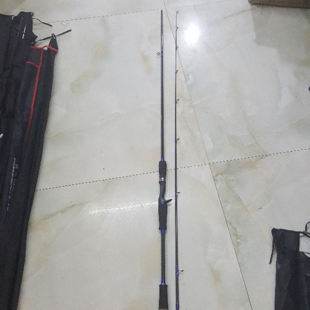 cần câu lure 2 khúc rỗng 2m1 ngang ximen cần y hình cần khoẻ giá rẻ