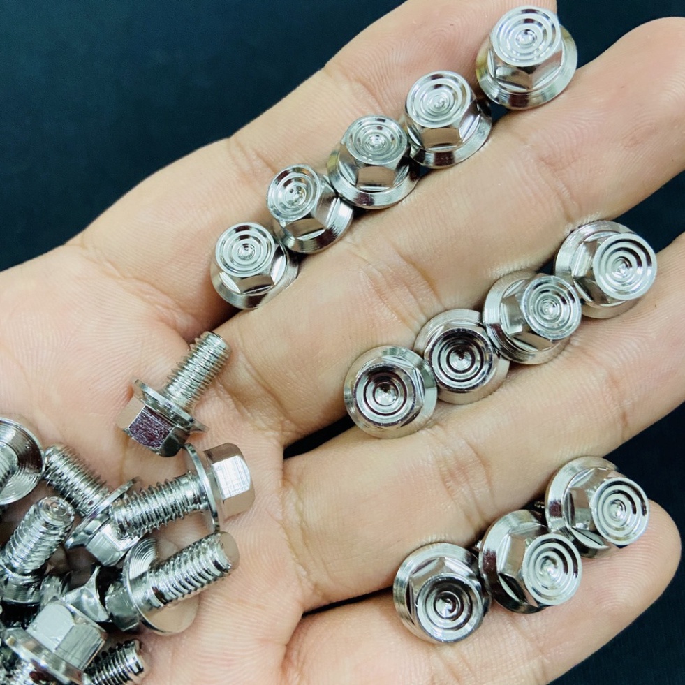 [HCM XẢ KHO MÙA DỊCH] Ốc inox 6ly10 SALAYA MẪU THÁI V2 sử dụng bắt hộp sên, cạt te, WAVE, DREAM, EXCITER, SONIC, FUTURE