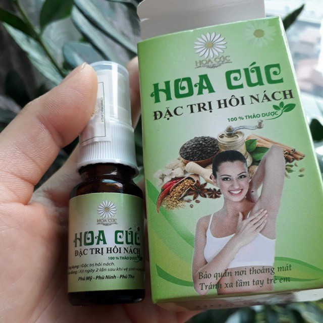 [Chính hãng] Xịt hôi nách hoa cúc,Triệt Hôi Nách Hoa Cúc - Ngăn Tiết Mồ Hôi - Giảm Thâm (Mẫu Mới)