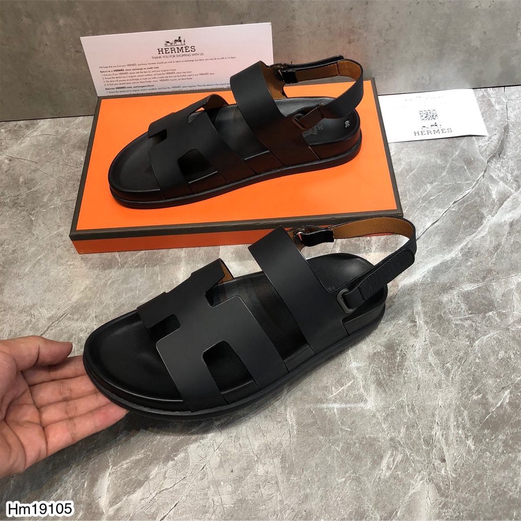 Dép Quai Hậu HM Cao Cấp Dành Cho Nam . Dép Xăng - Đan Nam HM Đế Cao Su Chống Trơn Trượt - MINH TÂY STORE