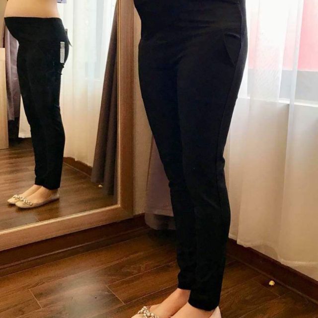 Quần legging bầu chất đẹp