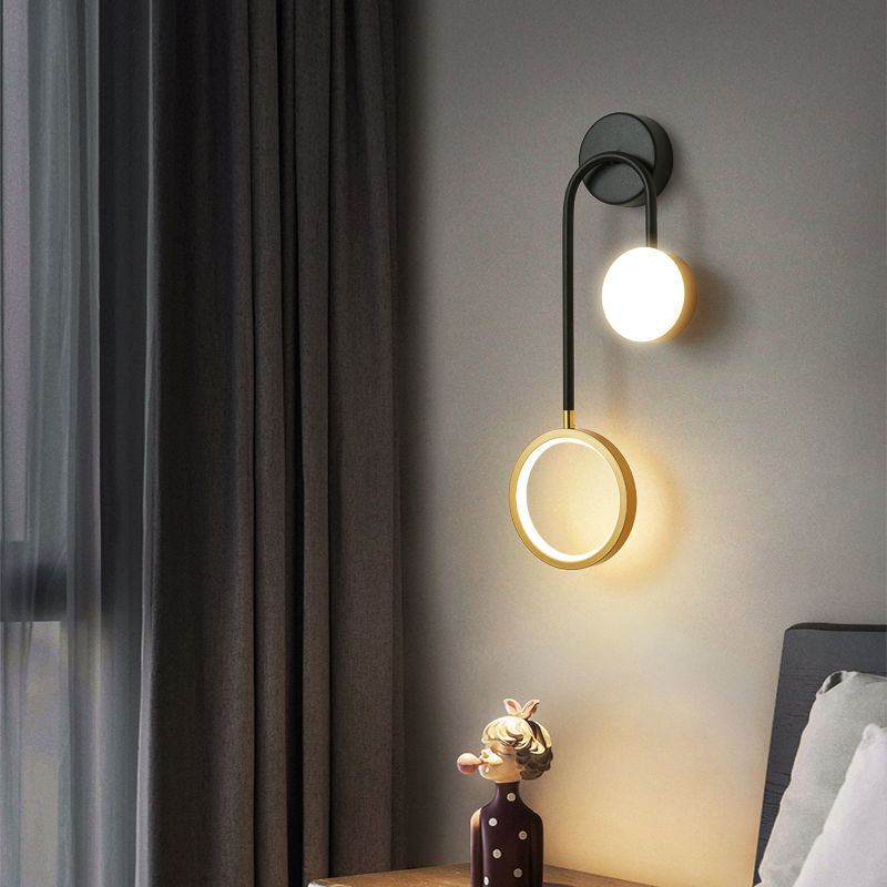 AIMI Bắc Âu Đầu Giường Phòng Ngủ ĐèN Led GắN TưỜNg Phòng Ăn ĐèN Ngủ Treo TưỜNg Hiện Đại Phòng Khách Đèn Cầu Thang
