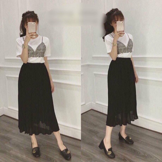 cv dài xếp li