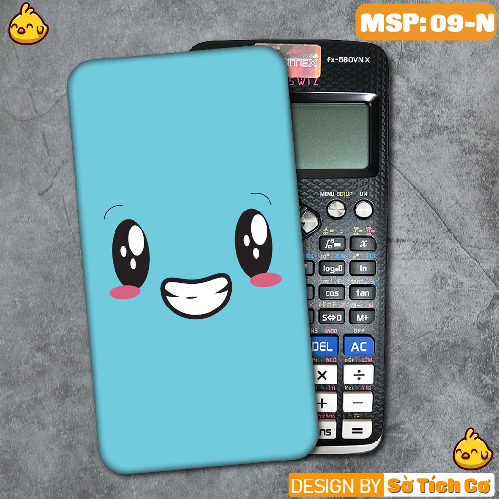 Miếng decal dán máy tính Casio bỏ túi FX500 FX570 FX580 - 570ES 570EX 680EX hình Emoji MSP: MT09