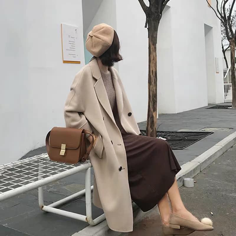 Áo khoác dạ Hàn Quốc